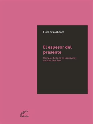 cover image of El espesor del presente